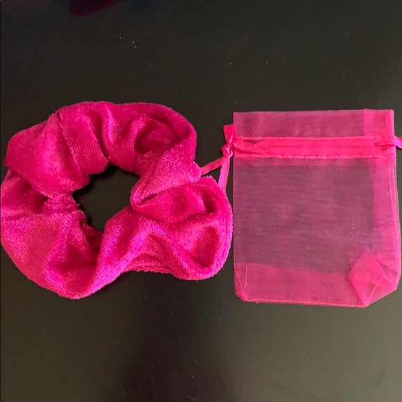 3 Velvet Scrunchies with Bags! 🌈 - Picture 3 of 5